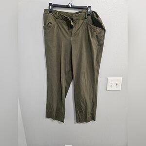 Banana Republic Women's Dress Pants Olive Size 14